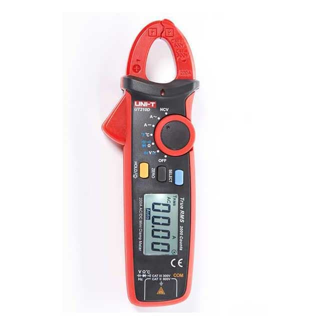 Ampe kìm Uni-T UT210D (AC/DC 200A, TrueRMS, 1000°C)