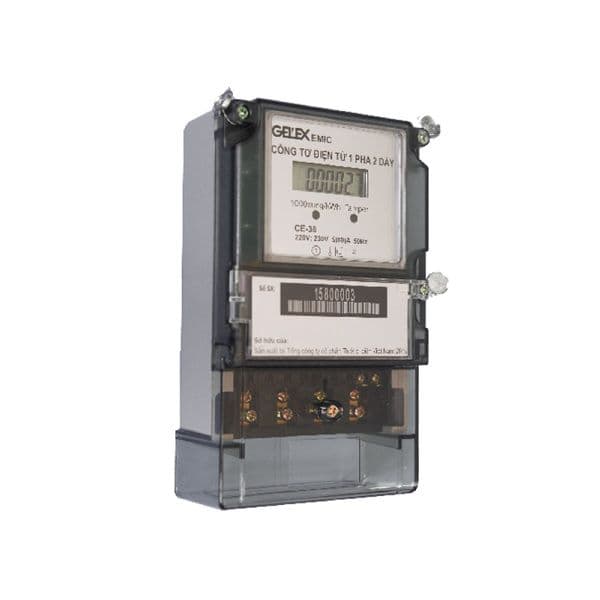 Công tơ điện tử 1 Pha 1 giá EMIC CE-38 5/80A