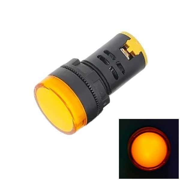 Đèn báo pha AD16-22D/S-Y 220V 22mm (vàng)