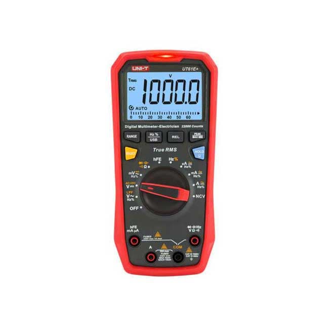 Đồng hồ vạn năng Uni-T UT61E+ (đo biến tần, True RMS, RS232, Auto)