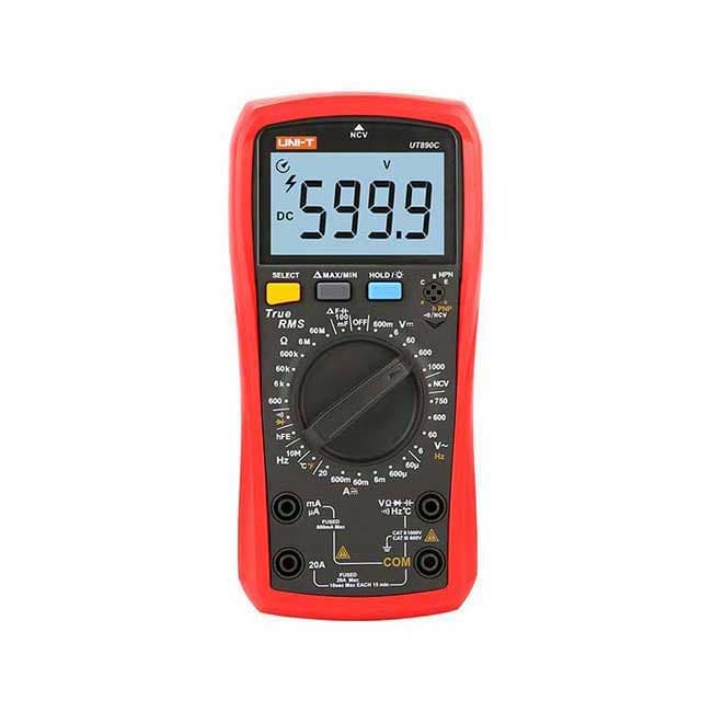 Đồng hồ vạn năng Uni-T UT890C (1000V, 20A, TrueRMS, 1000°C, NCV)