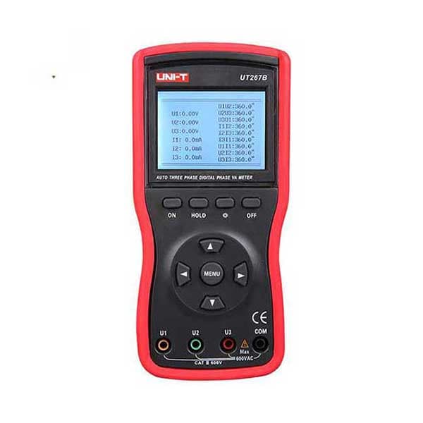 Máy đo công suất 3 phase Uni-T UT267B (AC 20A, 600V, 12kW, 0-360°)