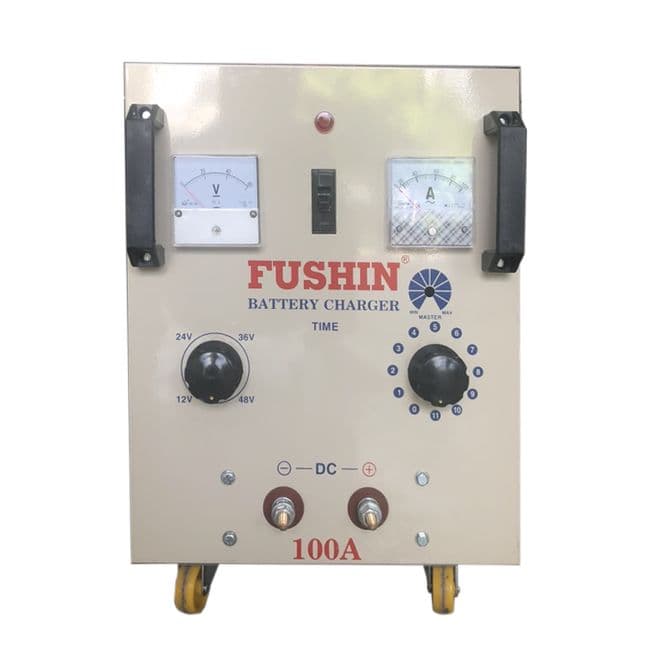 Máy Sạc Bình Ắc Quy tăng giảm 12V-24V-36V-48V-100A-Đồng