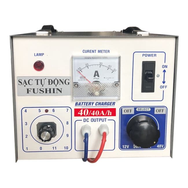 Máy Sạc Bình Ắc Quy tăng giảm 12V-24V-36V-48V-40A