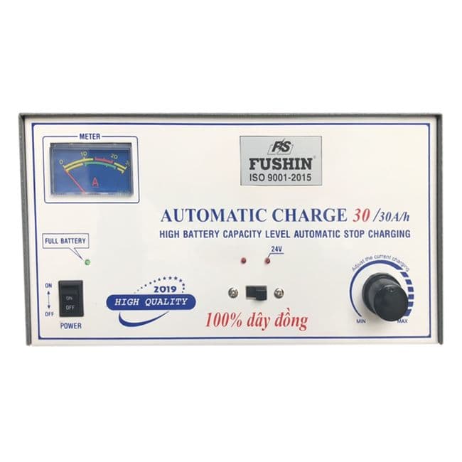 Máy Sạc Bình Ắc Quy tự động 12V-24V -30A