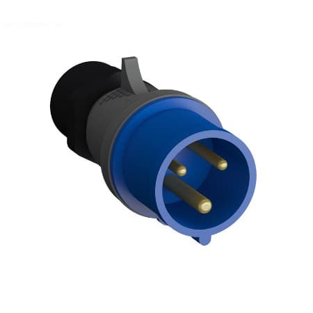 2CMA102204R1000 – Phích cắm công nghiệp ABB 232BP6 32A 2P+E 220-250V IP44