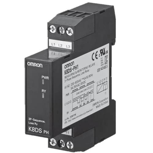 Rơ le bảo vệ pha Omron K8DS-PH1 200-480V