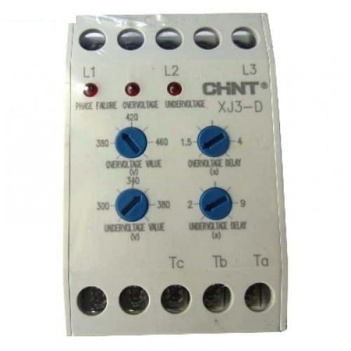 Rơ le Bảo vệ pha và điện áp Chint XJ3-D