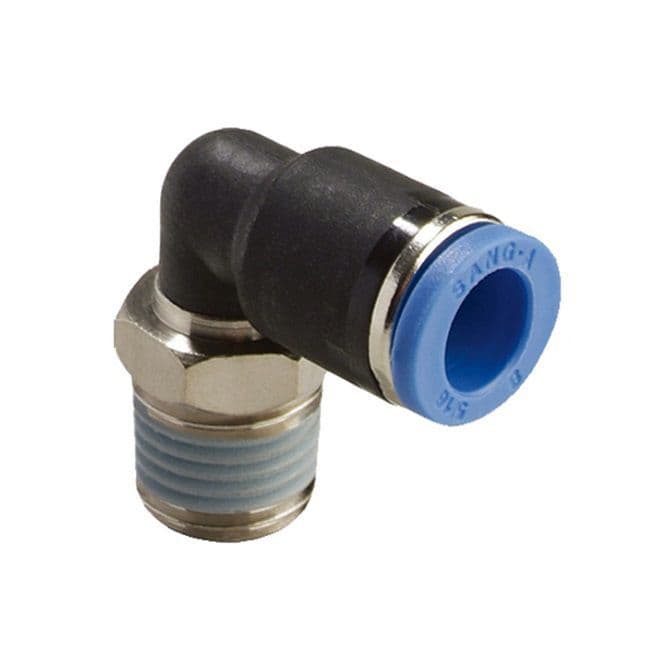 Đầu nối chữ L Sang-A GPL06M5 phi 6mm có ren M5