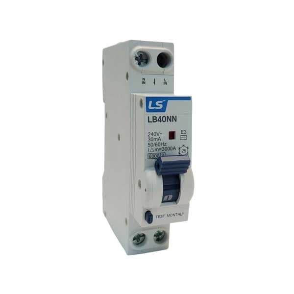 CB chống giật LS LB40NN 20A 1P+N 30mA 6kA