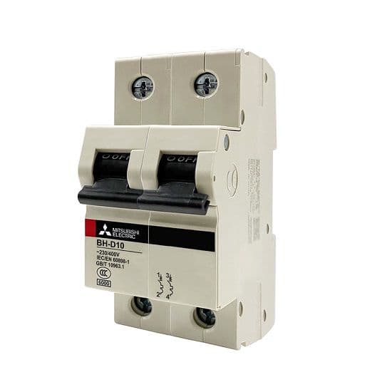 MCB Mitsubishi BH-D10 2P 63A 10kA C N