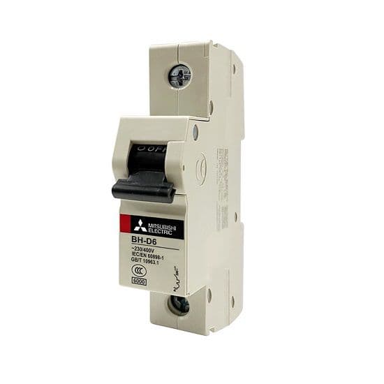 MCB Mitsubishi BH-D6 1P 63A 6kA C N