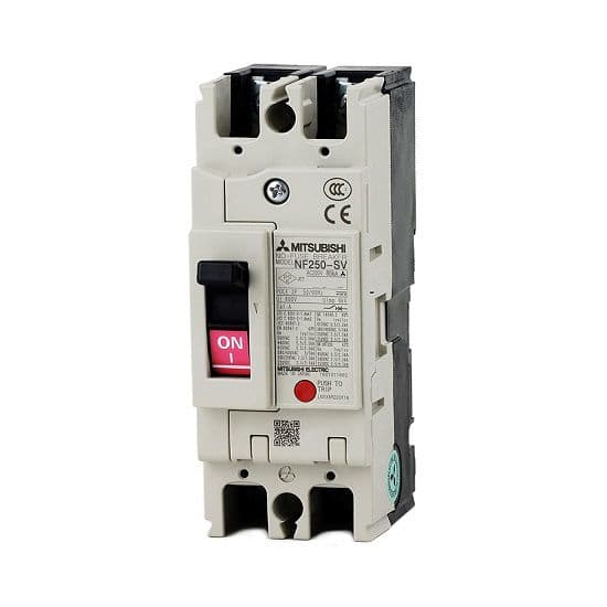 MCCB Mitsubishi NF250-SV 2P 100A 85kA