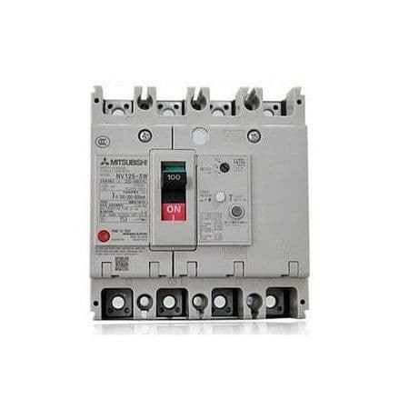 CB khối chống giật Mitsubishi NV125-HV 4P 125A 50kA 1.2.500mA
