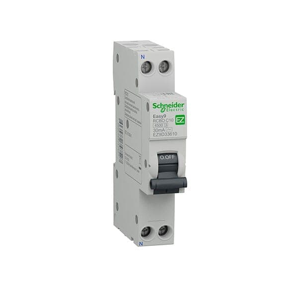 RCBO Schneider EZ9D33610 10A 30mA 1P+N 4.5kA