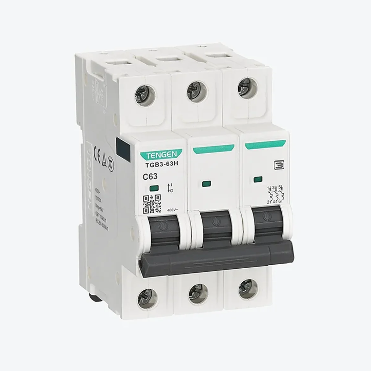 Aptomat Tengen TGB3-63L 3P C1 (ảnh minh họa dòng TGB3-63 3P)