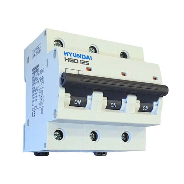 MCB Hyundai HGD125 3P 125A 10kA