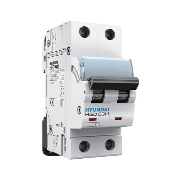 MCB Hyundai HGD63H 2P 63A 10kA