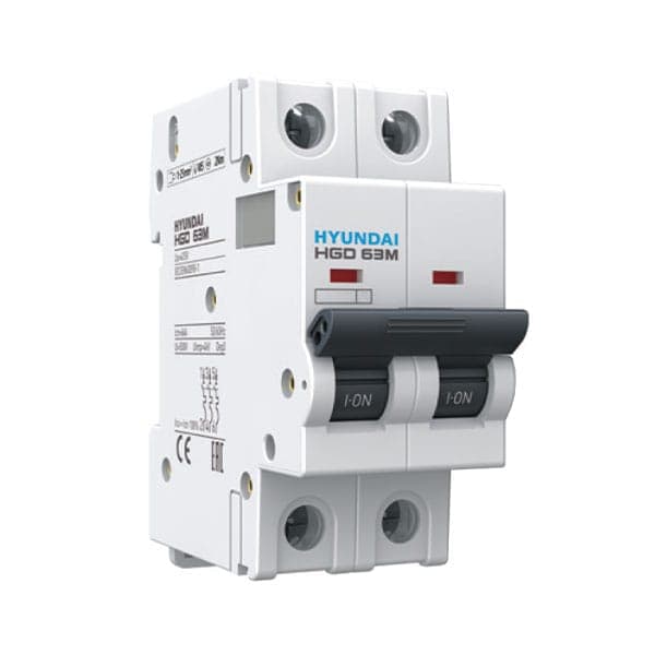 MCB Hyundai HGD63M 2P 32A 6kA