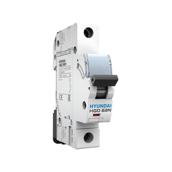 MCB Hyundai HGD63N 1P 25A 6kA
