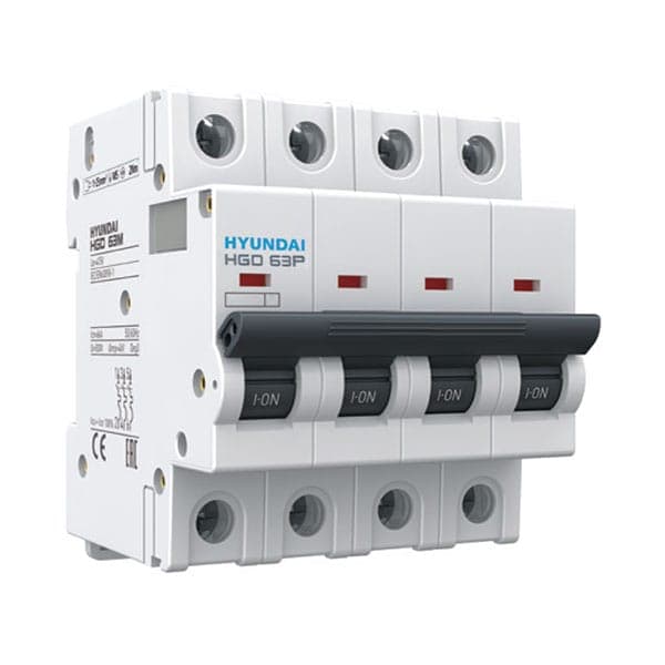 MCB Hyundai HGD63P 4P 63A 10kA