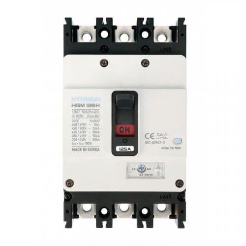 MCCB Hyundai HGM125S-F 3P 40A 26kA