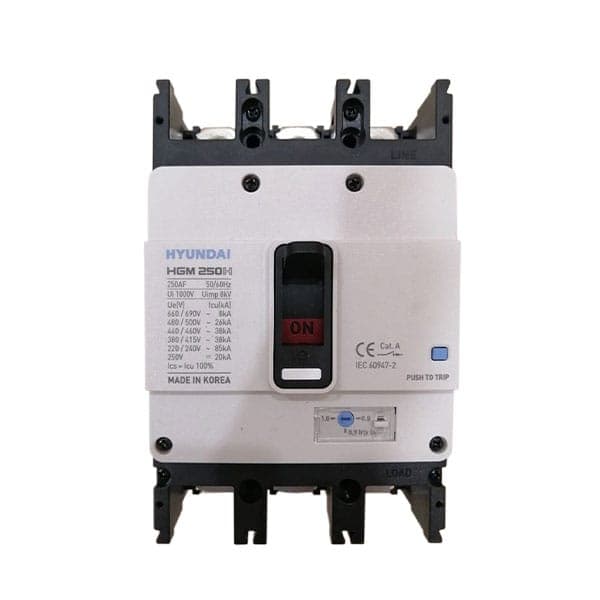 MCCB Hyundai HGM250H-F 3P 225A 38kA