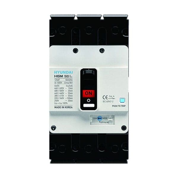 MCCB Hyundai HGM50L-F 3P 50A 55kA