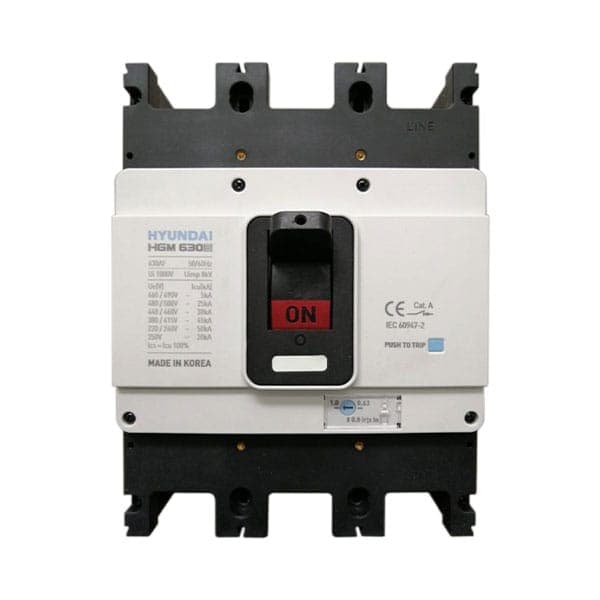 MCCB Hyundai HGM630E-F 3P 500A 45kA