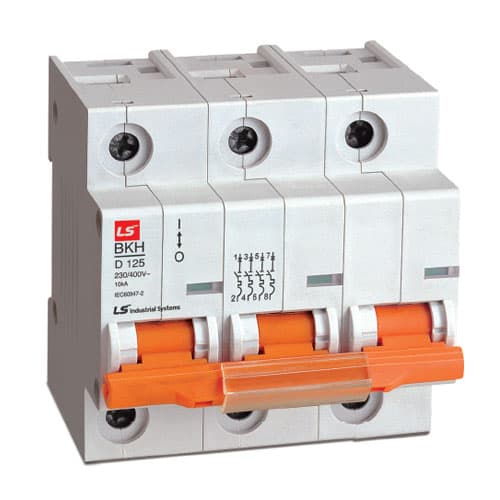 MCB LS BKH 125A 3P 10kA