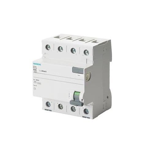 RCCB Siemens 5SV4442-0 25A 100mA 3P+N
