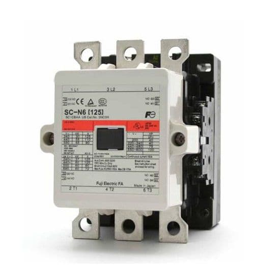 Contactor Fuji SC-N6 220V 125A 60kW 2NO+2NC